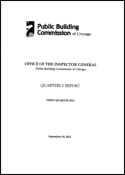 Office of the Inspector General 2013 Third Quarter Report