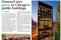 Emanuel Sees Green in Chicago's Public Buildings